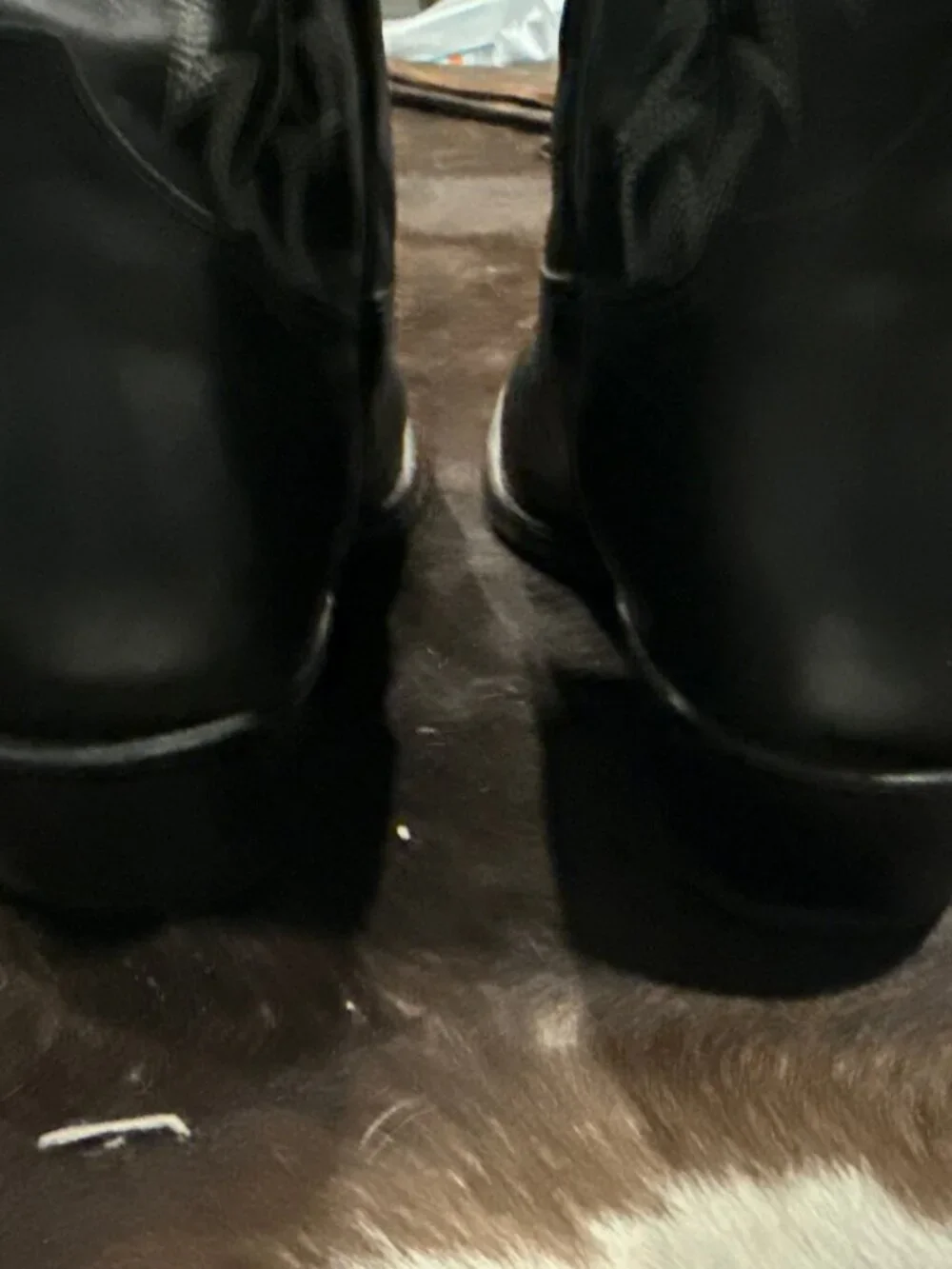 Tony Lama Segar Black Leather 12” Western Cowboy Boots Men’s 9 EE